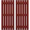 Ekena Millwork Americraft 6-Board, 3 Batten Exterior Real Wood Spaced Board-n-Batten Shutters, ARW401SB623X72MRH, PR ARW401SB623X72MRH - alternate 1